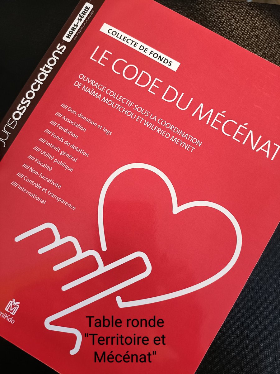 👉🏼Ce soir #tableronde consacrée au #mécénat #culturel 
Nous parlerons du #codedumécénat 
Outil très attendu et désormais référence!! Bravo <a href="/WilfriedMeyn/">Wilfried meyn</a> <a href="/NaimaMoutchou/">Naïma Moutchou</a> 

A ce soir👉🏼<a href="/l_morgant/">Léa Morgant</a> #ELenoir #CGrandin <a href="/olivierColin/">Olivier Colin</a> #VBruneauChabosseau 
<a href="/OrchestCElysees/">Orchestre des CE</a> <a href="/GrenouillesProd/">Grenouilles Productions</a>