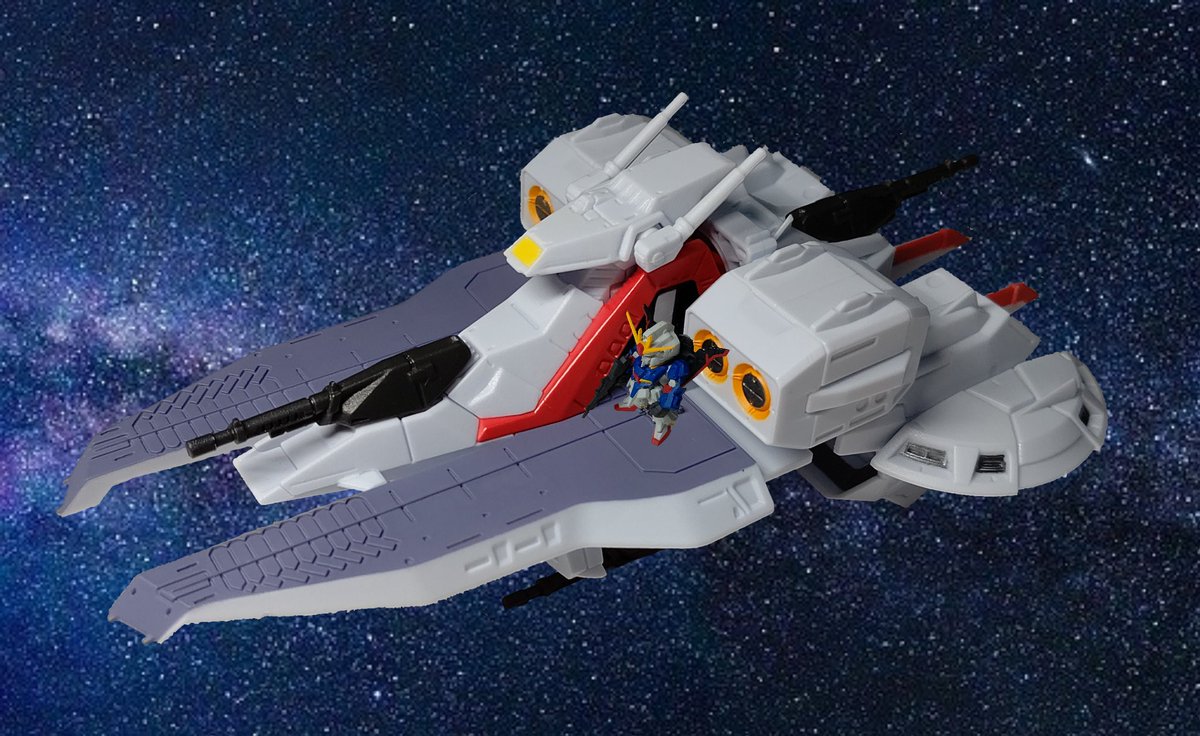 nobupoyon's tweet photo. #アーガマ
#ARGAMA
#Zガンダム
ホワイトベースの様にMSと同サイズの艦艇がもっと欲しい(しまう場所無いけど…) https://t.co/6zXENy2VBu