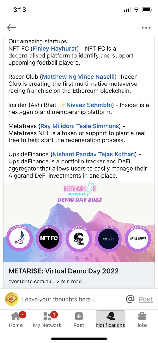 September 29. Block out your calendars cause this will be the start of great things. I’m bullish. Thanks <a href="/metarise_dao/">METARISE</a> <a href="/animocabrands/">Animoca Brands</a> <a href="/TheSandboxGame/">The Sandbox</a> <a href="/CoinviseCo/">Coinvise</a> <a href="/BlockTower/">BlockTower Capital</a> and so many others for this incredible journey. 🏁

REGISTER ATTENDANCE HERE:
eventbrite.com.au/e/metarise-vir…