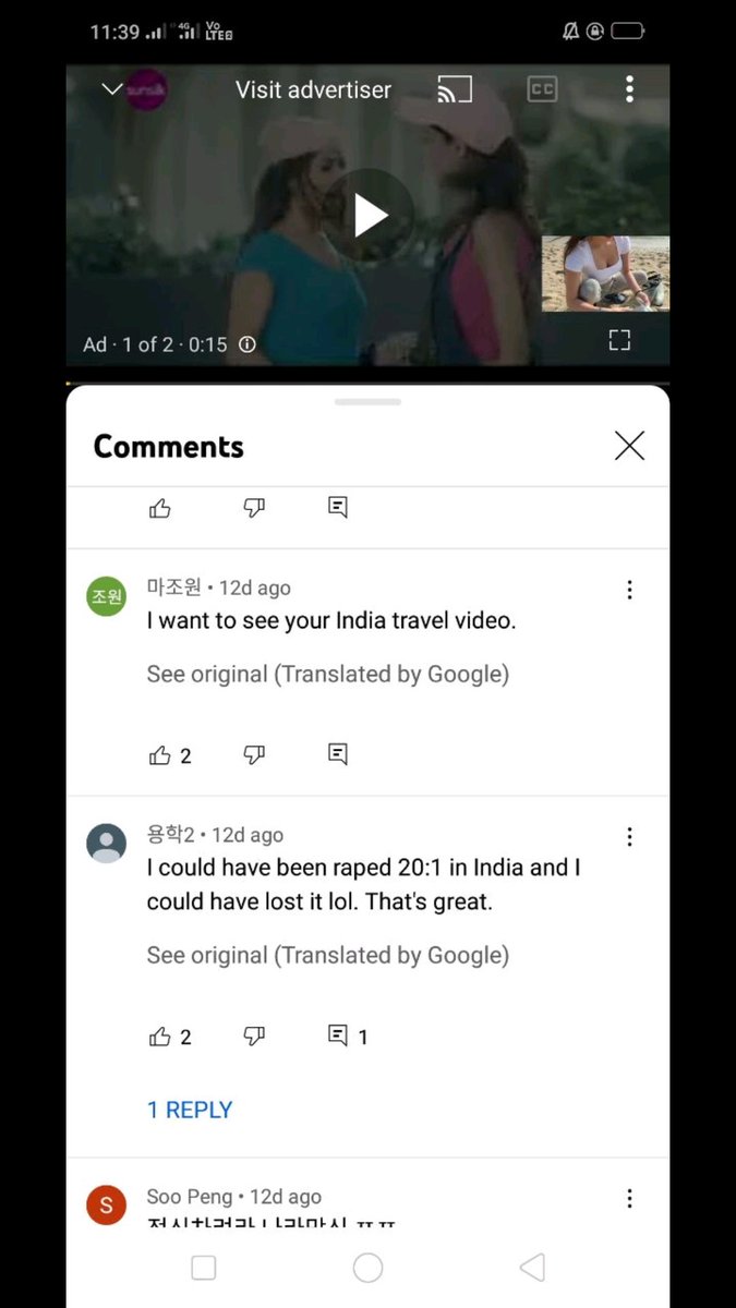 IndianAdya's tweet photo. Well it's just Koreans exposing themselves, we don't need to say anything ☕ #KoreaApologizeToIndia #StopRacismAgainstlndian #cancelkorea #RespectIndianculture @republic @Republic_Bharat @peepoye_ @lakshayhere @AKTKbasics https://t.co/ZxQRhwIVJJ