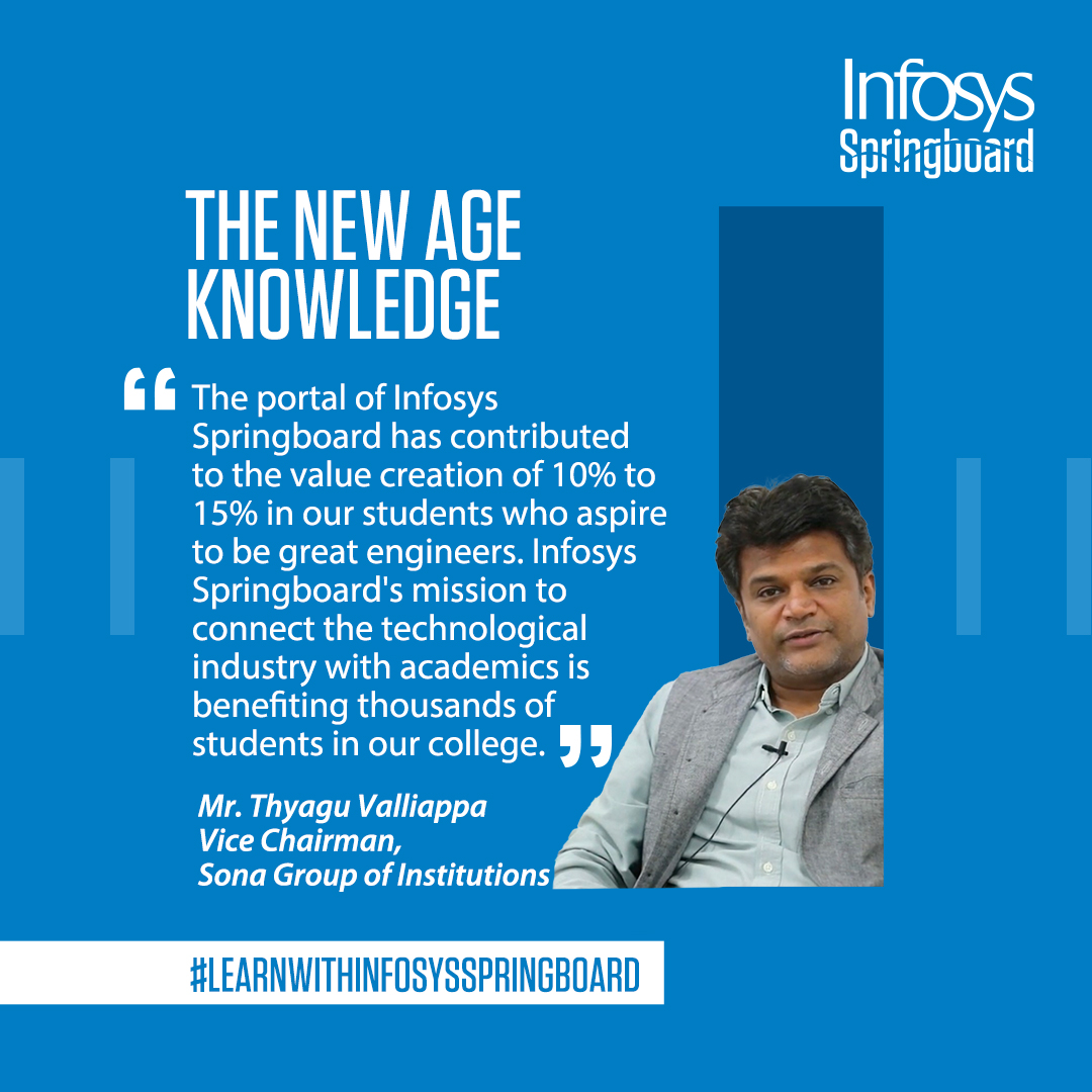 InfySpringboard's tweet image. #InfosysSpringboard&apos;s aim is to develop an infrastructure of e-learning capabilities that bridges academics with technology and innovation. 

Take your first step to upskill by visiting bit.ly/Infosys_Spring….

#eLearningWithInfosys #Education #DigitalLearning #eLearning