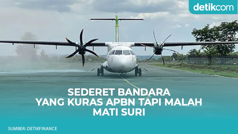 Sederet bandara ini dibangun dengan uang APBN. Ironisnya, bandara itu malah jadi sepi bagaikan mati suri.

Penasaran dengan bandara-bandara tersebut? Simak dalam #Thread berikut👇