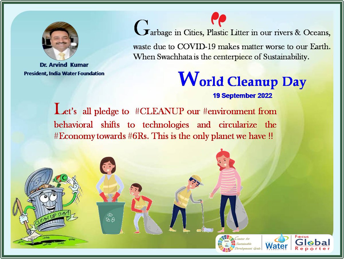 #WorldCleanUpDay2022  #ItStartsWithMe #SwachhBharat #plasticpollution #CleanCity #CleanPlanetHealthyPeople #SolveDifferent #ClimateAction #MicroPlastics #ReduceReuseRecycle #keepclean #MyCleanIndia #GarbageFree @swachhbharat @CleanOcean @gpmlcaribe @moefcc @UNFCCC @UNESCO