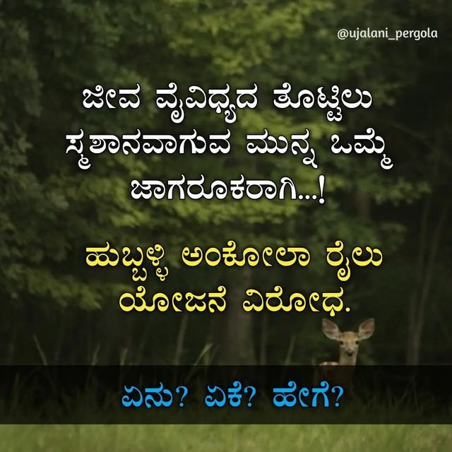 TheWesternGhat's tweet photo. ಘಟ್ಟದ ನದಿ ತೊರೆಗಳ ಶಾಶ್ವತ ಅಳಿವಿನ ನಂತರ ತೋರುವ ಕ್ರೂರ ಮೌನವಿದೆಯಲ್ಲಾ ಅದು ಎಲ್ಲಕ್ಕಿಂತಲೂ ಭೀಕರವಾದುದು ಅದರ ಪರಿಣಾಮ ಇಡೀ ಜೀವ ವ್ಯವಸ್ಥೆಯನ್ನು ಹಾಳುಗೆಡುವಷ್ಟು ಘೋರವಾಗಿರಬಲ್ಲದು ಅದಕ್ಕೂ ಮುನ್ನ ಪೂರಾ ಬಾಗಿ ಕೇಳ್ತಿದಿನಿ ವಿರೋಧವಿದ್ದರೆ ಬೇಗ ಅಧಿಕೃತವಾಗಿ ತಲುಪಿಸಿ.. 1/2
#ಪಶ್ಚಿಮಘಟ್ಟಉಳಿಸಿ #SaveWesternGhats https://t.co/Mv2QeYIYrD