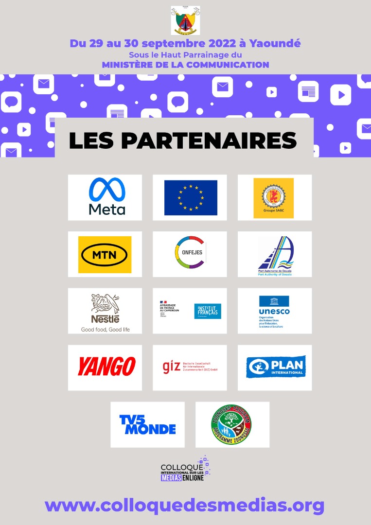 🛑 *Colloque International sur Les Médias en Ligne, Jour J-11*🛑 @MTNCameroon @CRTV_web @CmrZoonoses @MincomCameroun @diplocam_minrex @DigaMathieu