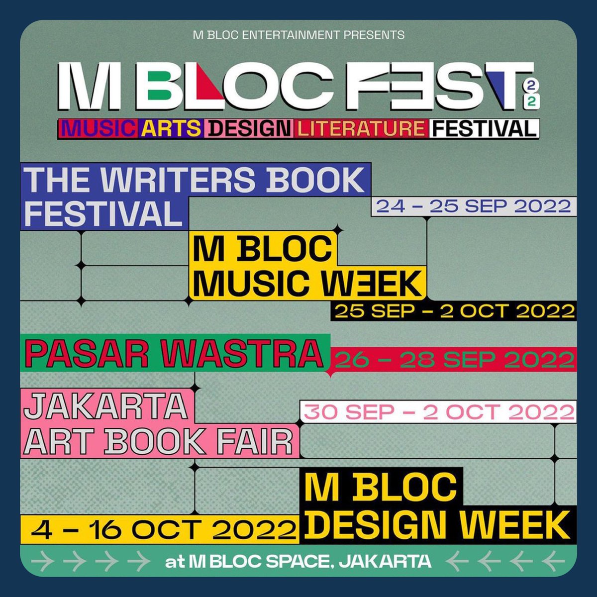 Yuk ikut festival 3 minggu dari M Bloc Space!✨