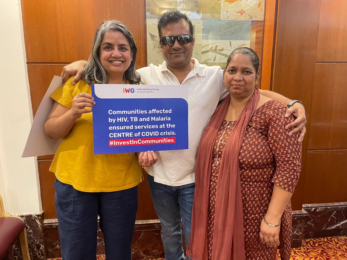 Investment in community-led programmes is the ONLY way to avert new infections across #HIV, #TB and #malaria. Save 20 million lives by pledging USD 100 million to <a href="/GlobalFund/">The Global Fund</a>  , <a href="/narendramodi/">Narendra Modi</a>  ji and <a href="/mansukhmandviya/">Dr Mansukh Mandaviya</a> , minister of <a href="/MoHFW_INDIA/">Ministry of Health</a>  #MakeItHundred #FightForWhatCounts