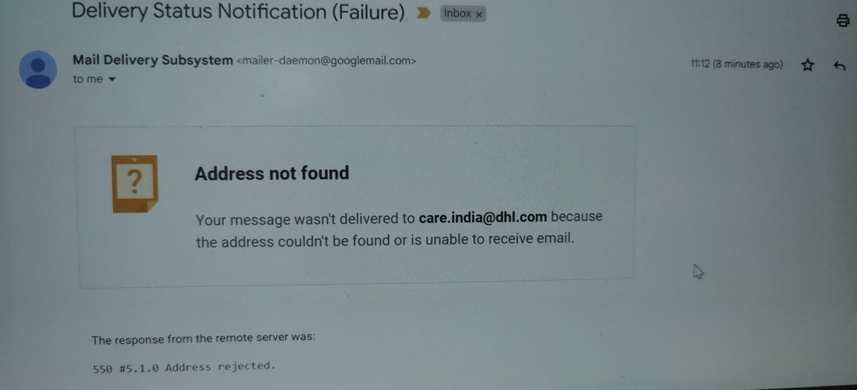 RadhaMehta28's tweet photo. @DHLExpressIndia @DHLGlobal @mumbaicus1 @mumbaicus3 

For an invoice of USD 10, we are paying import duty of INR 61 but DHL is levying a hefty payment risk fee of INR 750 and charging GST on the same.

This is open looting and unfair trade practices on part of DHL. https://t.co/AzPdbtX8HV