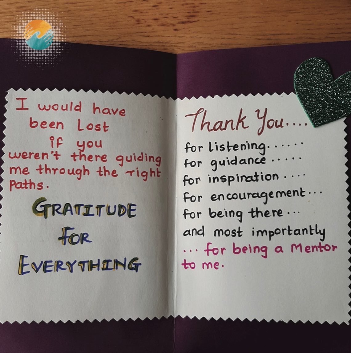 LighthouseIndia's tweet image. Mentee Sneha made this beautiful card for the lighthouse team! #lighthouseproject #gratitude #grateful #giveback #love #lighthousementee #lighthousementor