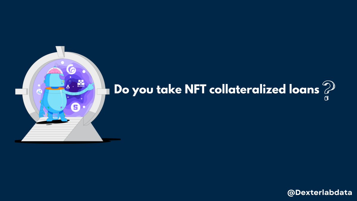 While the NFT floors keep rising, the value they hold keeps growing as well Are you taking advantage of your floor price & taking NFT collateralized loans? #NFTs