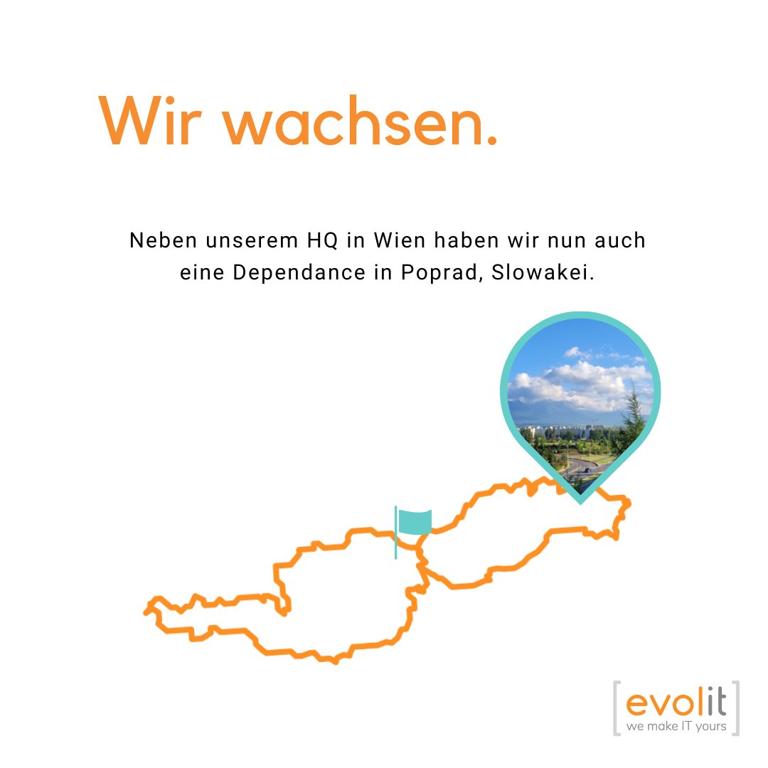 Wir wachsen. 

#evolitconsulting #evolitoesterreich #evolitslovakia #wemakeityours