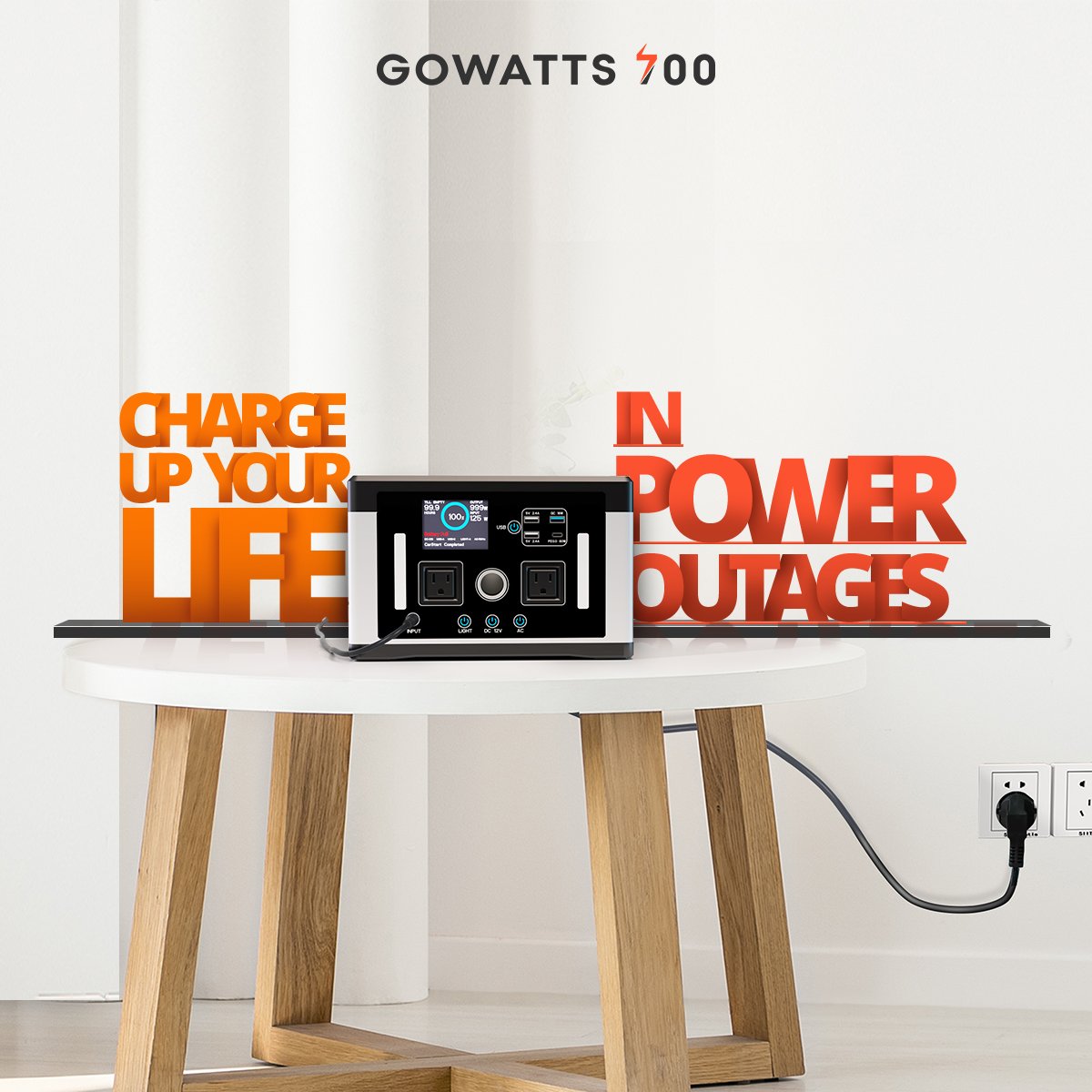 DawadPower's tweet photo. #GoWatts700 is the must-have home essential. Charge up your life in power outages with the smallest and lightest battery backup. 

Shop Now: https://t.co/4nGz3oTNwZ

#Adventure #TravelGadgets #CompactPower #PortablePower #LightWeightPower https://t.co/L3TOhri4xv