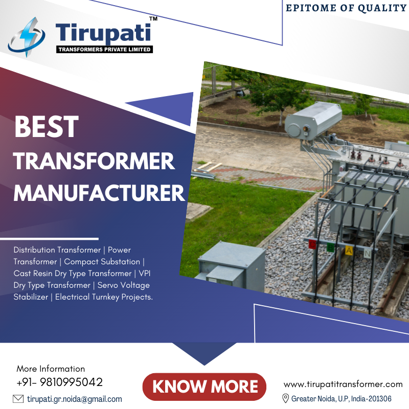 Tirupatitransf1's tweet photo. Get connect with us for quality transformers and best services at reasonable price.
https://t.co/MXJ8s6h7dQ
#transformermanufacturer, #transformermanufacturerinUP, #transformermanufacturerinnoida https://t.co/qhI5lJKCBV