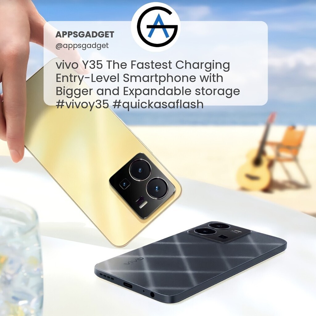 appsgadget's tweet image. vivo Y35 The Fastest Charging Entry-Level Smartphone with Bigger and Expandable storage #vivoy35 #quickasaflash

 Full Article: bit.ly/3U4t6OQ 

 #APPSGADGET #Technology #blog #tech #Philippines #blogger #News #Gadgets #smartphone #gizmos