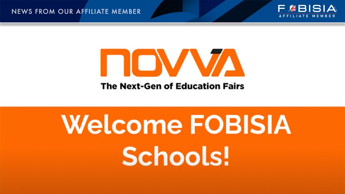 FOBISIA1's tweet photo. Affiliate @novvatechnology are building on the momentum of their virtual events, working with schools across Asia and the rest of the globe. https://t.co/VFdDbzsOco https://t.co/EXyZzFZZNJ
