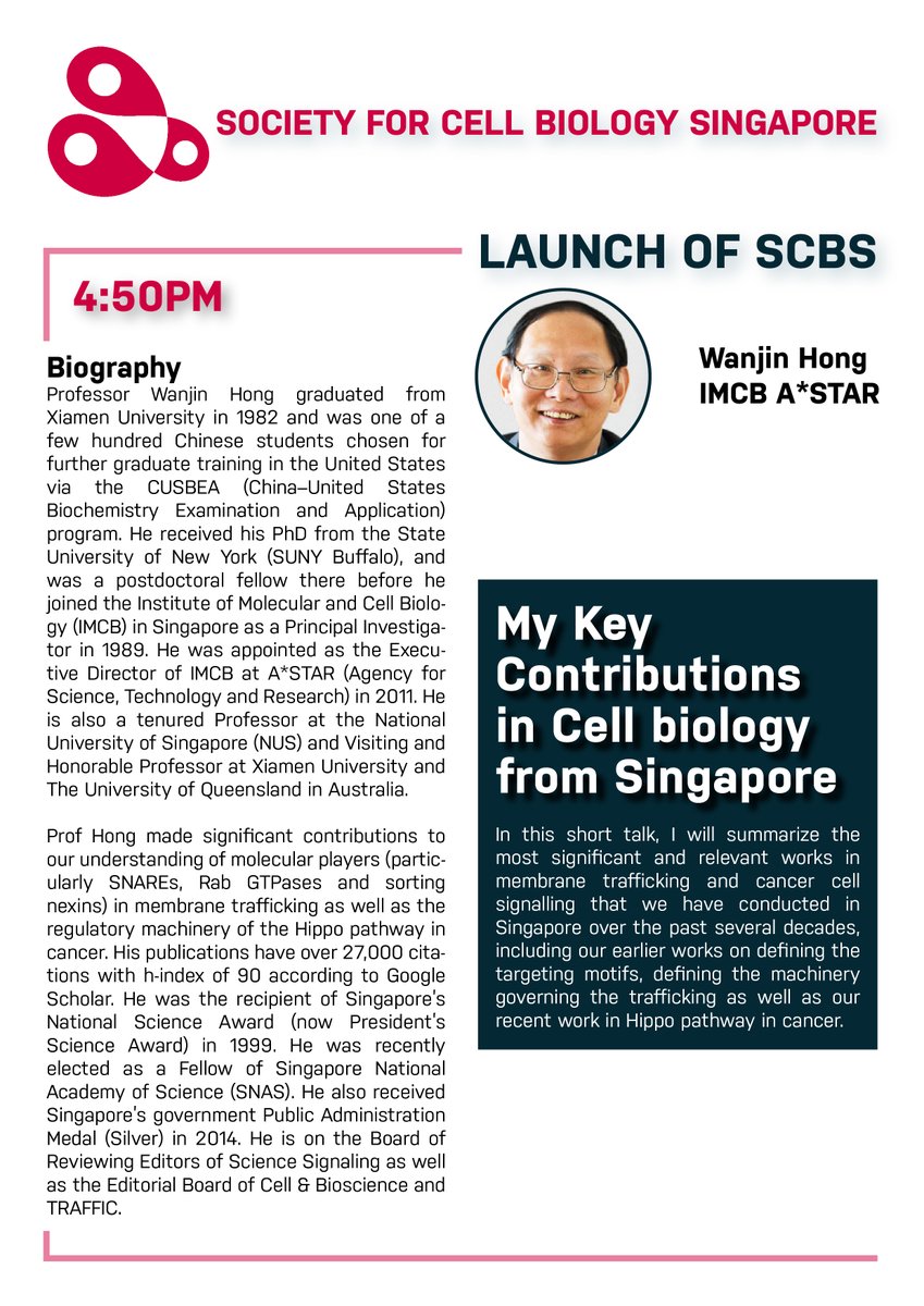 Society for Cell Biology Singapore tweet media