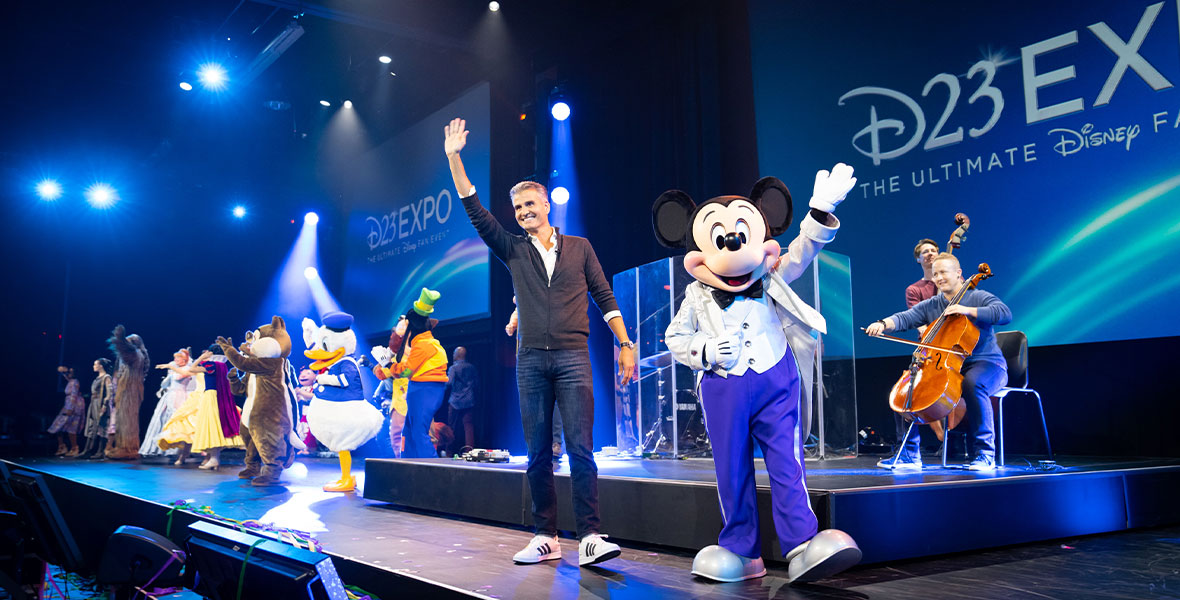 DisneyD23's tweet photo. Disney Parks, Experiences and Products previews its boundless future at #D23Expo: https://t.co/vZv5yZkiY1 https://t.co/fTcOzR6xTA