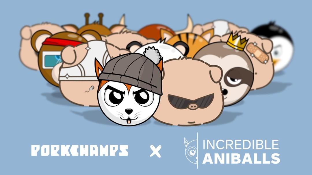 porkchamps's tweet photo. We are teaming up with our friends @AniballsNFT, and they are giving away 10 WL spots.

To enter: 
🟡  Like and RT 
🟡  Follow @Porkchamps  and @AniballsNFT
🟡  Tag some friends

Ends in 48 hours.

Get your chance to adopt some Incredible Aniballs.
#NFTCommunity #nftgiveaway https://t.co/zKVYk4OTWw