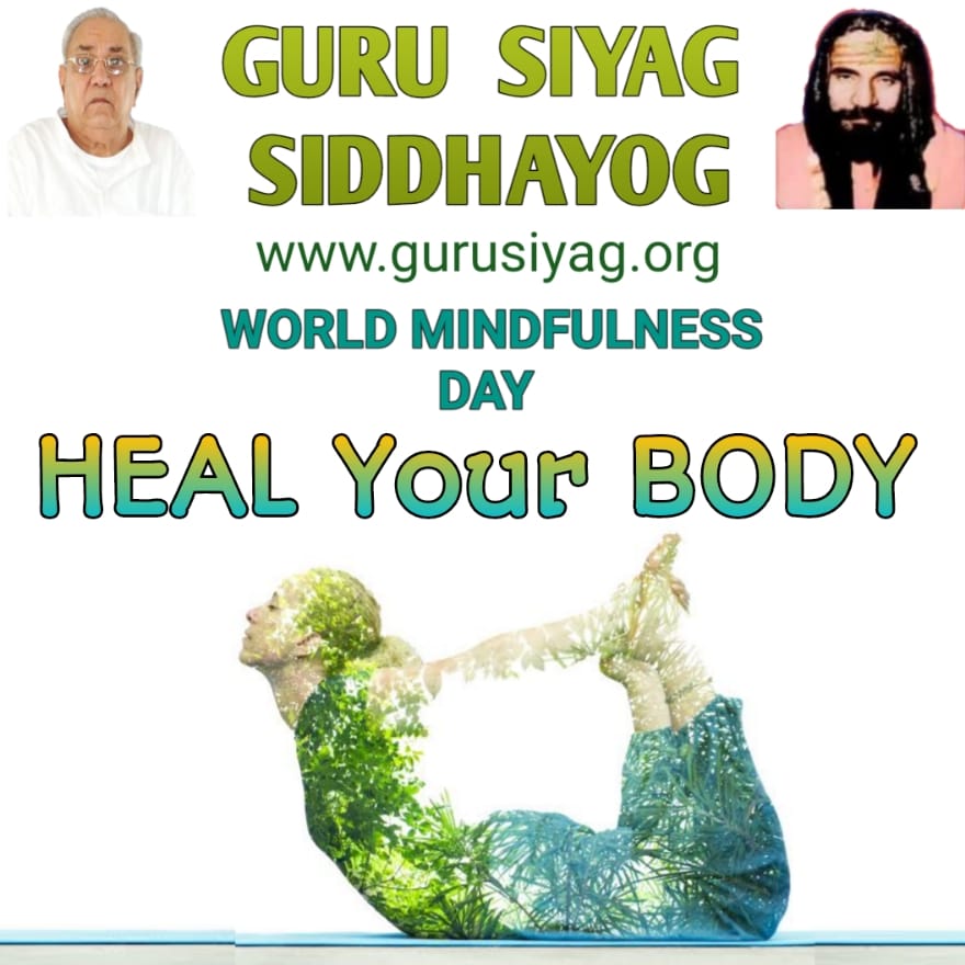 Heal your  mind, body and brain  with  guru Siyag's   siddhayoga  meditation
#mindfulnessday2022