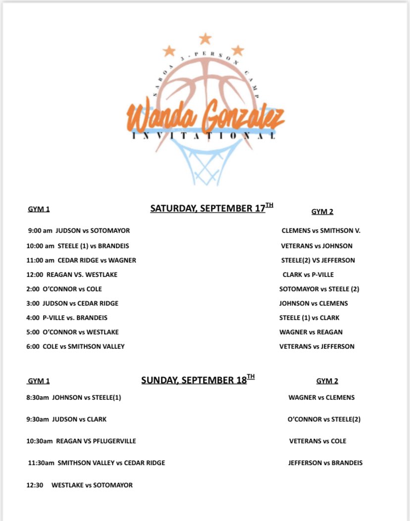 See the BEST in SA and surrounding area under one roof. Blessed to put on this showcase to help our SA Referee Association out for a great cause. All college coaches will receive full rosters of each team (Free) 🙏🥰Please message me if you want rosters before Saturday!