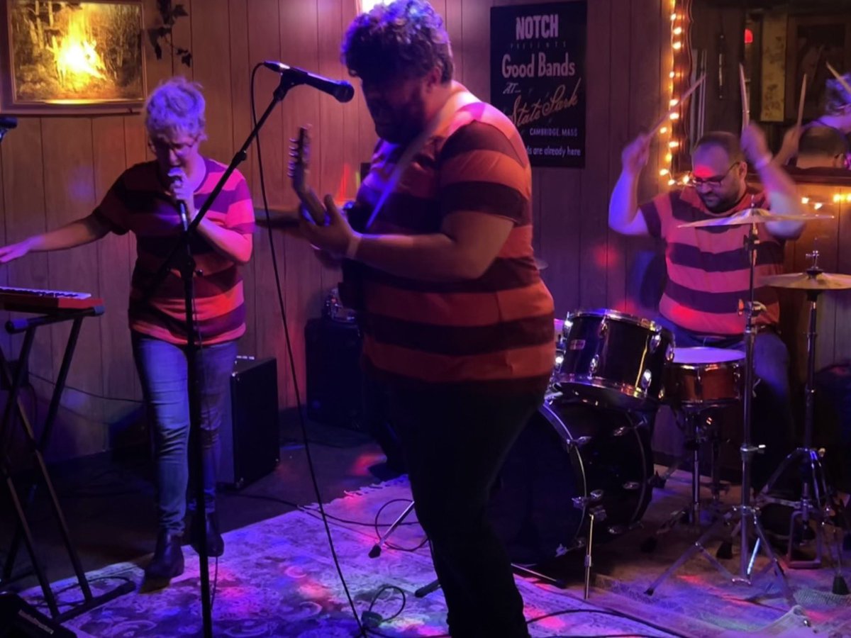 Riding home from the kickass <a href="/Perennialband/">Perennial</a> show @stateparkbar and catching @zaxxon25 on the <a href="/wmbr/">WMBR 88.1 FM</a> playing some amazing goth wave and other delights. How much good music can one town absorb? #keepItComin