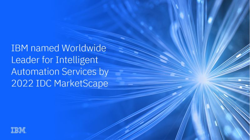 ✨ <a href="/IBM/">IBM</a> is positioned in the #Leaders category in 2022 <a href="/IDC/">IDC</a> MarketScape for Worldwide Intelligent Automation Services.✨
💯Read the detailed report, here : ibm.co/3JLtFIB

#IBMAPAC #SoftwareSplash #IBM