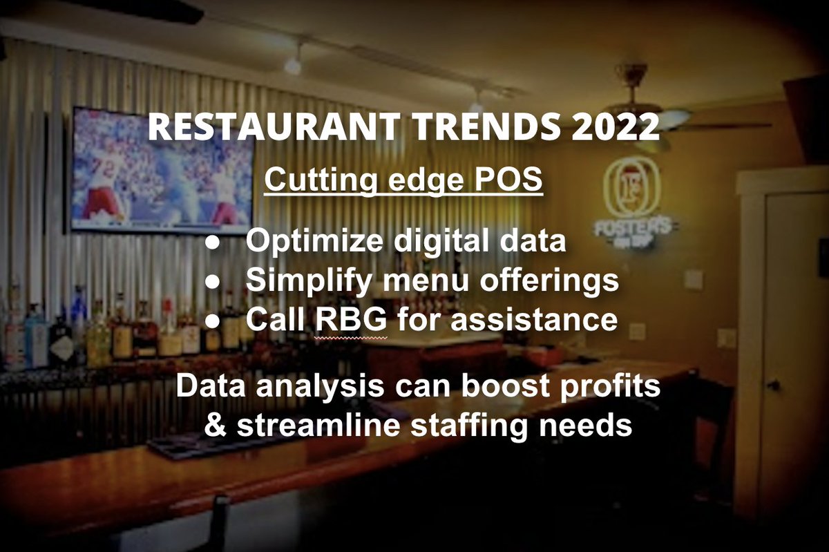 bar_fixer's tweet photo. 2022 is a TURNAROUND year for the #restaurant &amp; #bar industry, after two years of economic pain. Sales are trending in a positive direction, however attention to detail can help boost profits. Questions? Contact glenn@barfixer.com or (424) 327-8204 #consultant #consulting https://t.co/g3P9qtBUGv