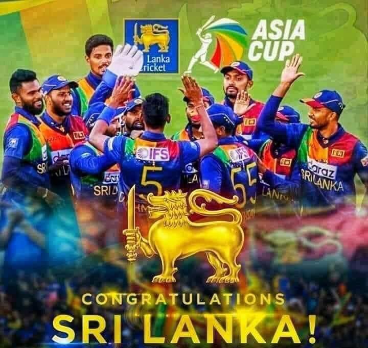 That Long waited champion feeling Can’t sleep #AsiaCup2022Final #PAKvsSL #Champions