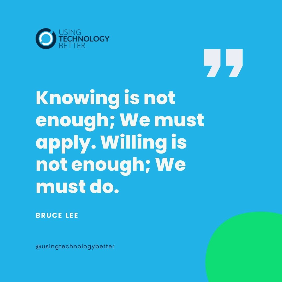 Using Technology Better tweet media