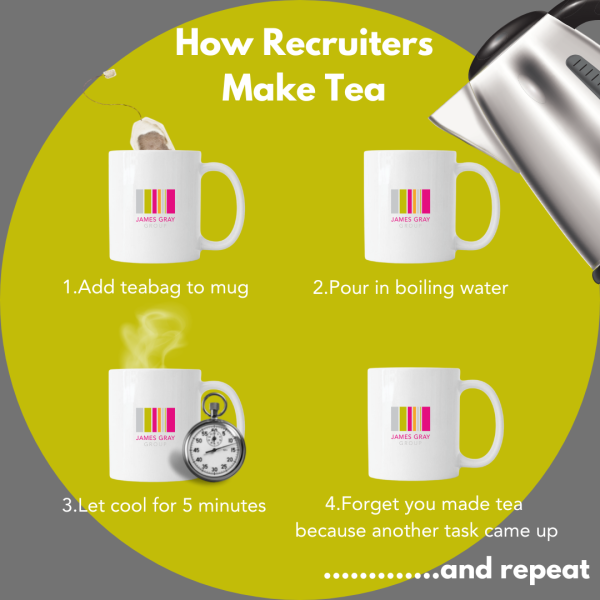 JamesGrayGroup's tweet photo. Hey fellow recruiters........can you relate???

If you thrive in a busy work environment and aren't that fussed about tea then get in touch getus@jamesgrayrecruitment.com

#glasgowrecruiters #recruitmentjobs #recruitmentlife #recruiterlife https://t.co/71azJ4raBQ