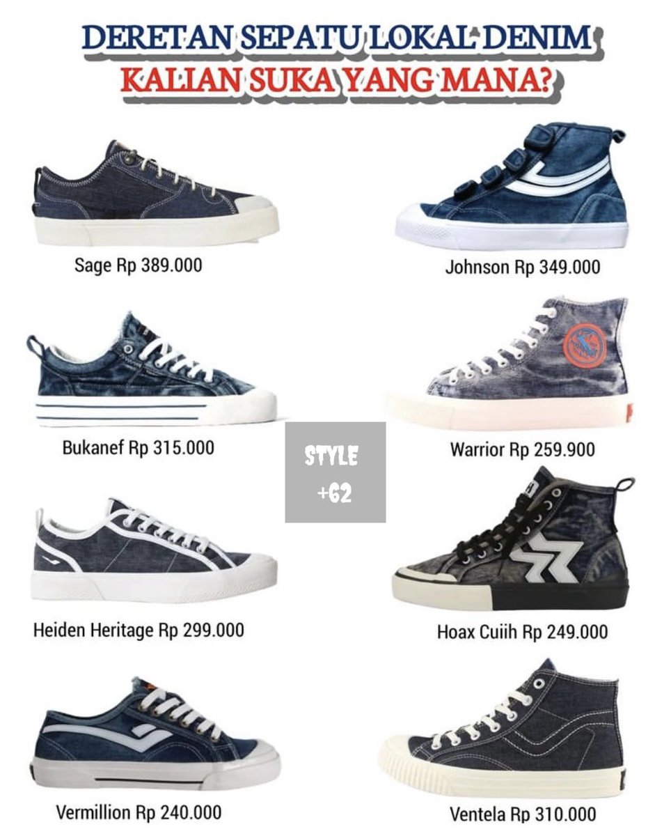 styleplus62's tweet photo. Rekomen sepatu lokal pride 🔥

-A Thread https://t.co/IEqxkU7xD1
