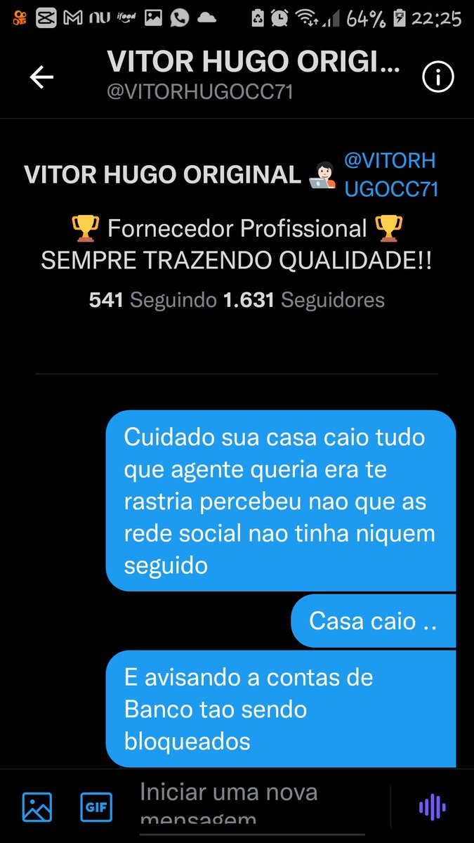 Julia22884459's tweet photo. Pode bloqueia nao da em nada golpista https://t.co/55HpFL2hNe