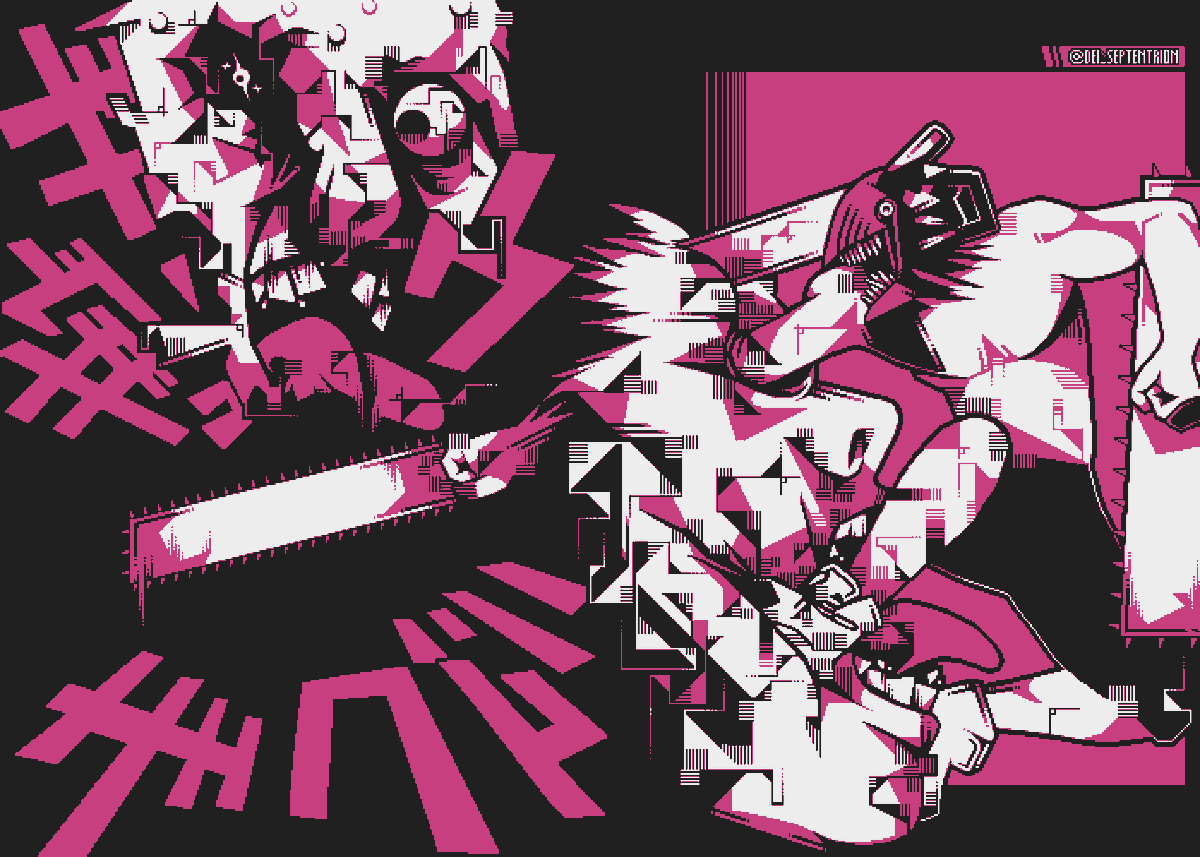 Dei_Septentrion's tweet photo. Chainsawman Fanarts (Repost)
#pixelart #ドット絵 #chainsawman https://t.co/hUvhpRtPcW