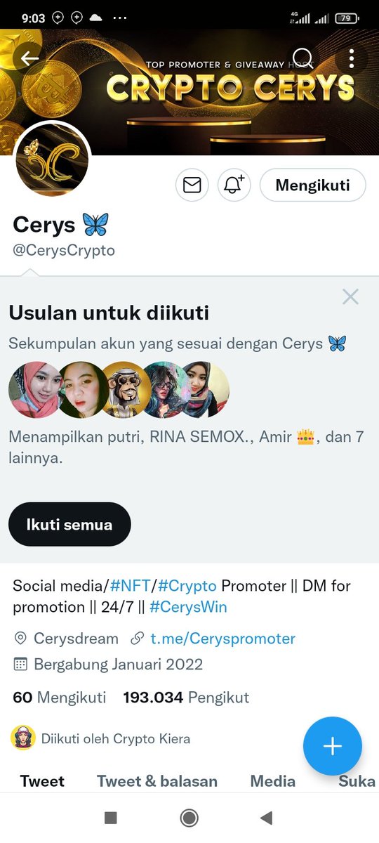 OlosMercon's tweet photo. @GiveAwayHost @CerysCrypto Done https://t.co/rheBCks1U7