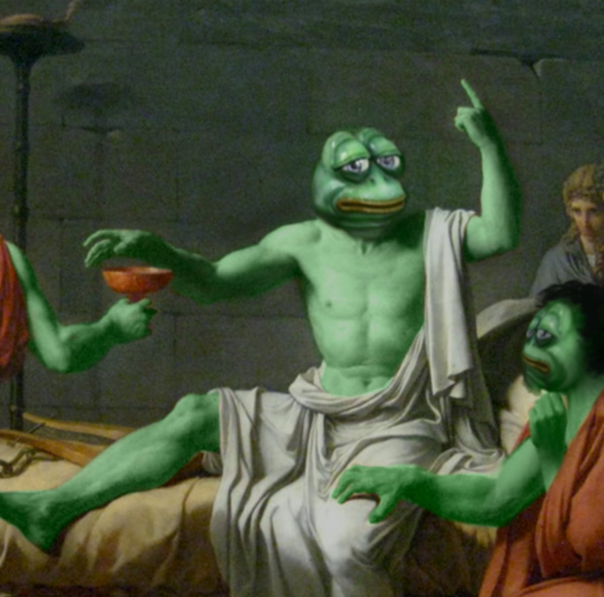 Haha peep the tattoo 

… Pepe the Tattoo? 🐸