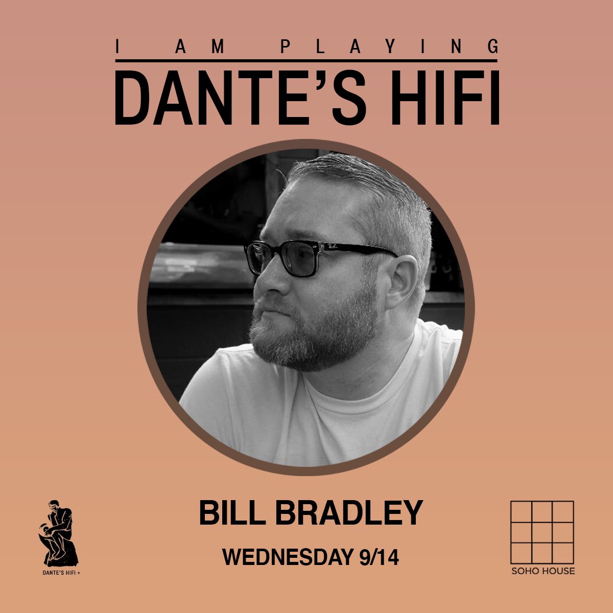 billb23's tweet photo. I'm playing at Dante's HiFi at Soho House Austin Wednesday 9/14. If you would like to be on the guest list let me know. #DantesHiFi https://t.co/nrPbENKKt4