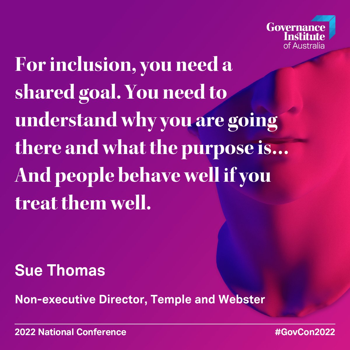 Is inclusiveness part of your #boards #innovation #strategy? @DianeSmithG AO, @MccurdieAdam @Humanitix_team and Sue Thomas @TempleWebster provided insights on ensuring your organisation is socially and economically resonant and #inclusive.