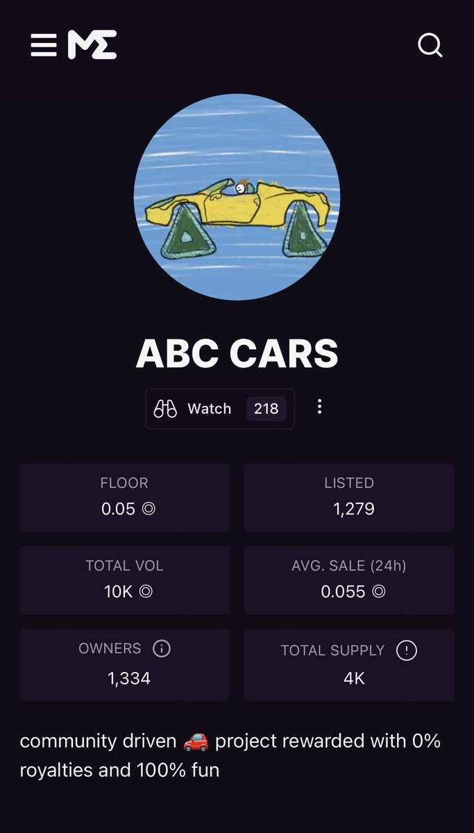 ABCCARS_NFT's tweet photo. Guys, floor is so thin, we can easily revive it π₯π https://t.co/lCwvgn41p2 #abccars #ABCNFT https://t.co/G0azTS36GF