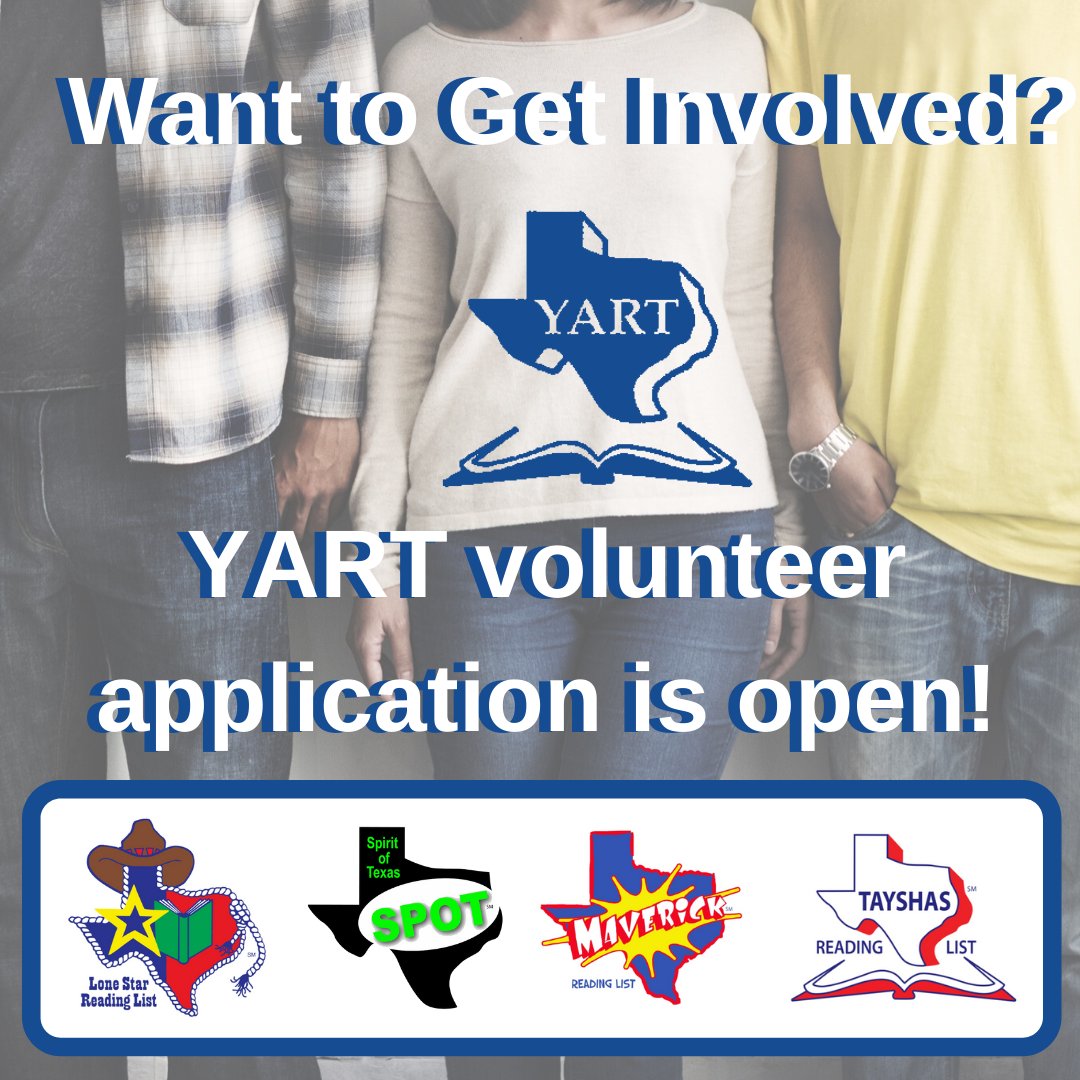 We’re accepting applications to volunteer! Not only do we have openings on all reading list committees—#LoneStarList, #MaverickList, #SPOTTX, and #TayshasList—but we're also in search of Board positions. So, please consider serving. Apply via our website. Link in profile.