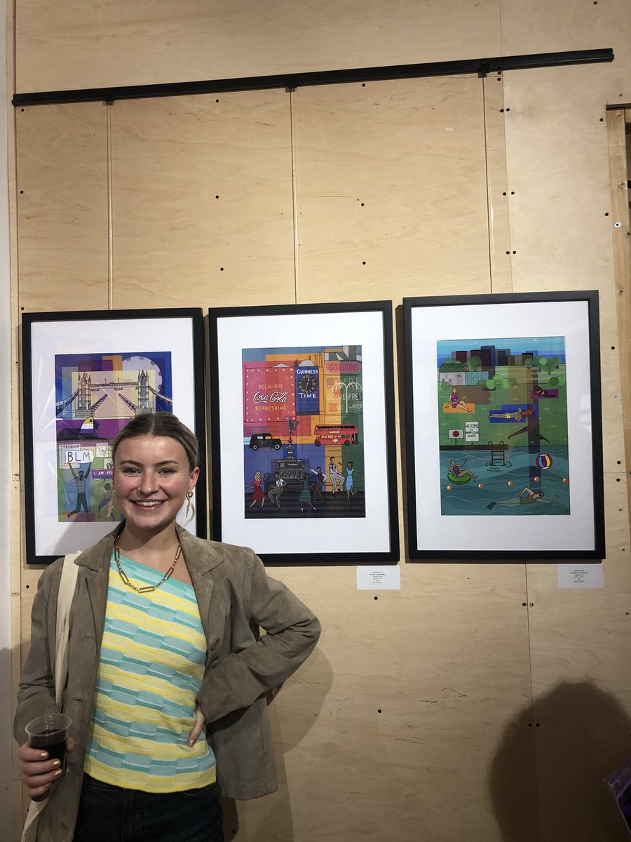 izzierickart's tweet photo. Very excited to have my work apart of the Xenia exhibition at The Holy Art gallery in Hackney. 

On until the 15th of September!
#theholyartgallery #exhibition https://t.co/hnPBkYA4G6