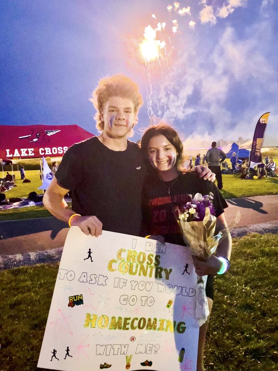 StritchXC's tweet photo. Special shout outs this week to Evan Reese, Dustin Moon, and Yareni Velazquez!! Each dropped well over a minute off their time! With Evan leading the PR’s by dropping over FIVE MINUTES from last week. Dustin not only got a PR but a Homecoming date as well! https://t.co/0qOA3keXhy