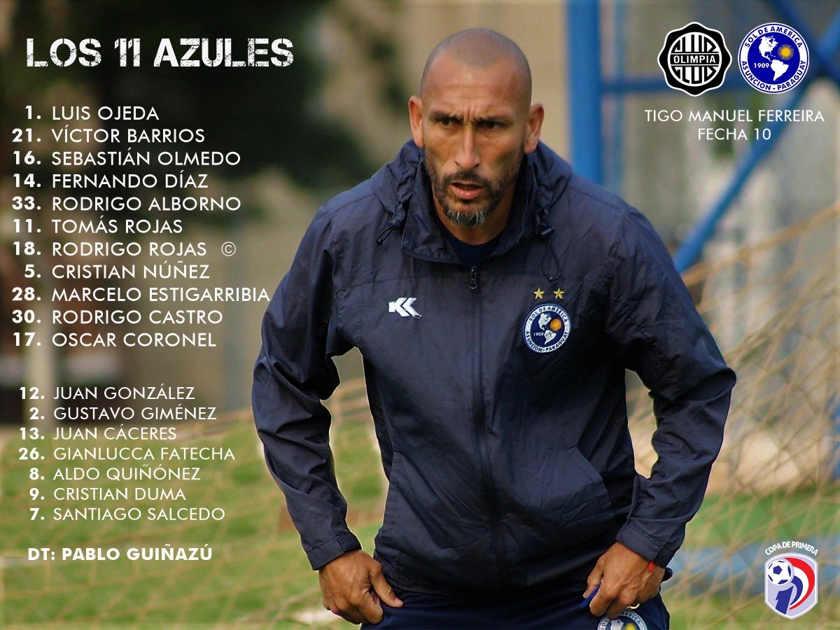 Juliosaza's tweet photo. Están confirmados los equipos:
#Olimpia vs #SoldeAmérica
#TorneoClausura 2️⃣0️⃣2️⃣2️⃣
#DecimaFecha https://t.co/m2uZQ6HQFU