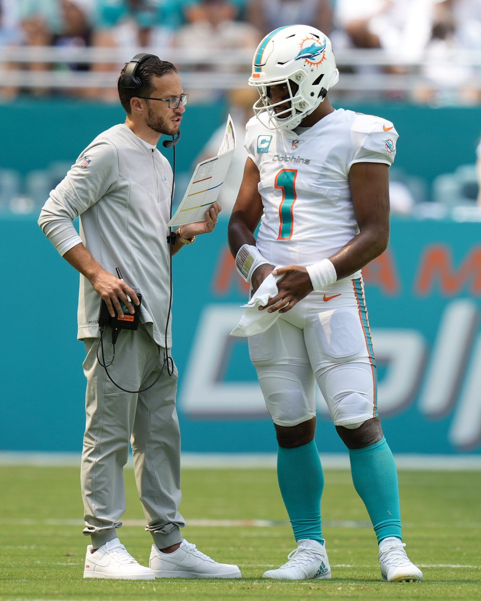 ComplexSneakers's tweet photo. Dolphins coach Mike McDaniel won his debut in Supreme x Nike Air Force 1s. https://t.co/vBohoH0dMz