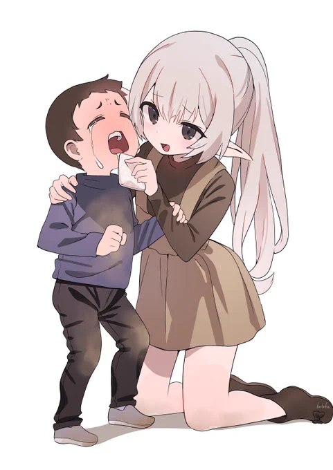 エルフの姉と人間の弟 
