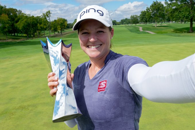 BrianCainPeak's tweet photo. Congrats to @allymc10 on winning the @QueenCityLPGA 🏆 #MPMAthlete #MPMTrained https://t.co/31QtNMtZNF