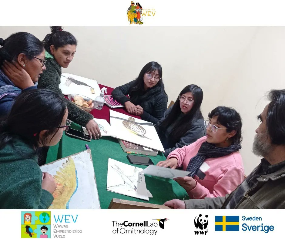 WVuelo's tweet photo. Dentro del trabajo con otras ramas y profesionales estaba planificado un intercambio interdisciplinario... ✨🌞
Más de una sesión con mucho éxito! Aquí les dejamos fotitos del primer encuentro...  ✨🔥🌎

#WEV
#wawasenvuelo
#educacioninclusiva 
#birds
#kusisitawev https://t.co/vQKxgKxeLm