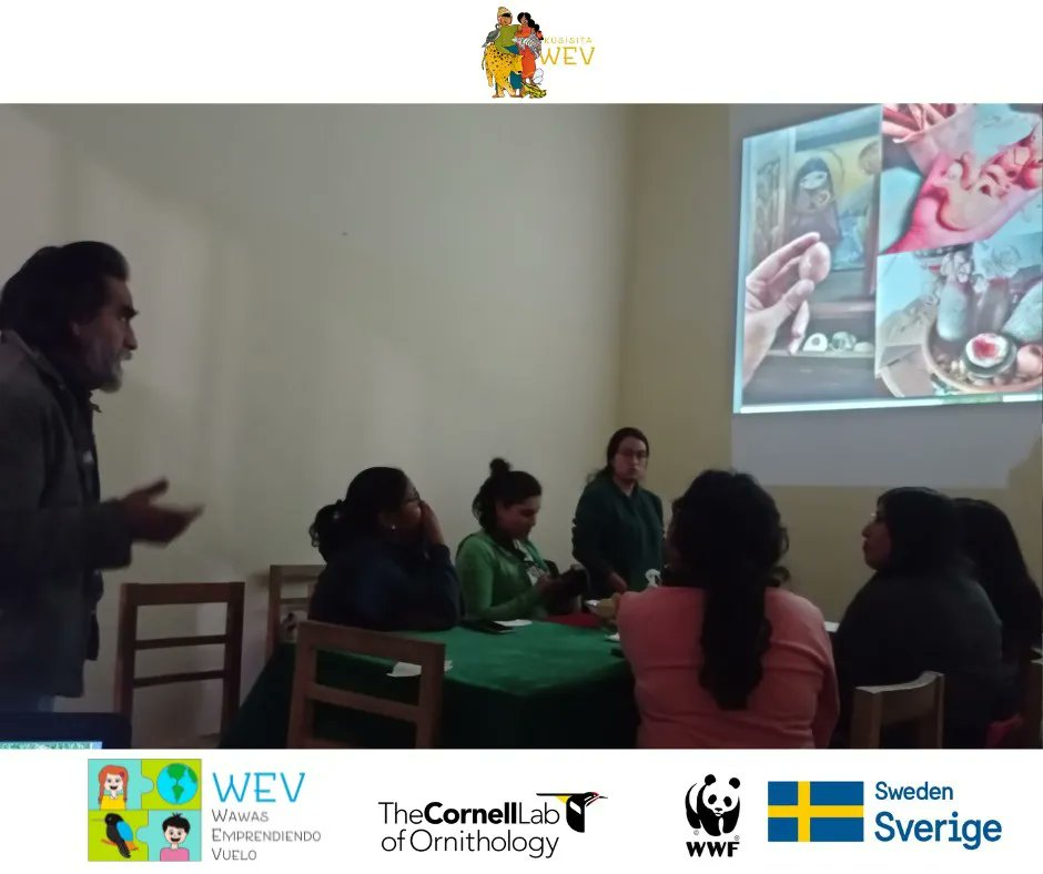 WVuelo's tweet photo. Dentro del trabajo con otras ramas y profesionales estaba planificado un intercambio interdisciplinario... ✨🌞
Más de una sesión con mucho éxito! Aquí les dejamos fotitos del primer encuentro...  ✨🔥🌎

#WEV
#wawasenvuelo
#educacioninclusiva 
#birds
#kusisitawev https://t.co/vQKxgKxeLm