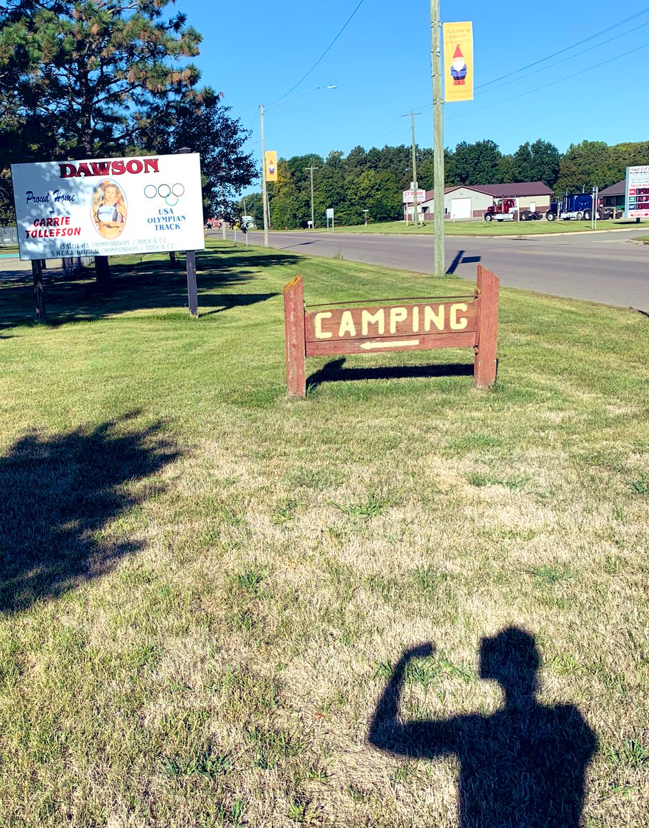 #TC10mile training run this morning in Dawson, MN - home town of Olympian <a href="/CarrieTollefson/">Carrie Tollefson</a>! Thanks for the motivation to #getafterit!