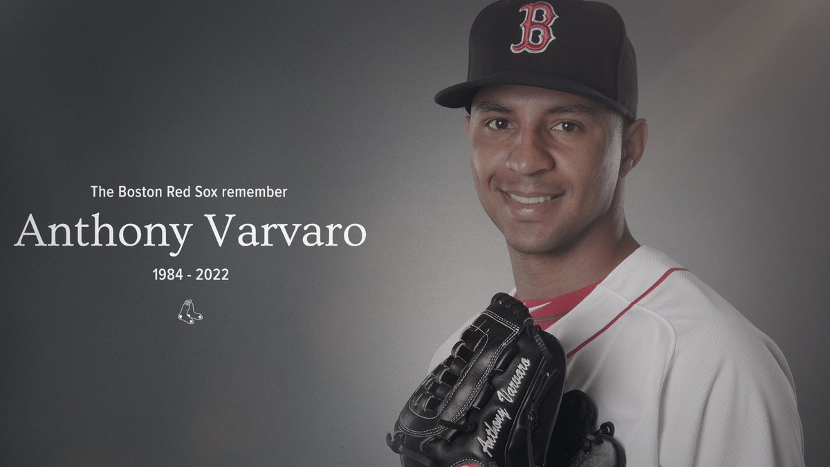 RedSox's tweet image. We are deeply saddened by the passing of former Red Sox pitcher Anthony Varvaro. 

We send our sincerest condolences to the Varvaro family. ❤️