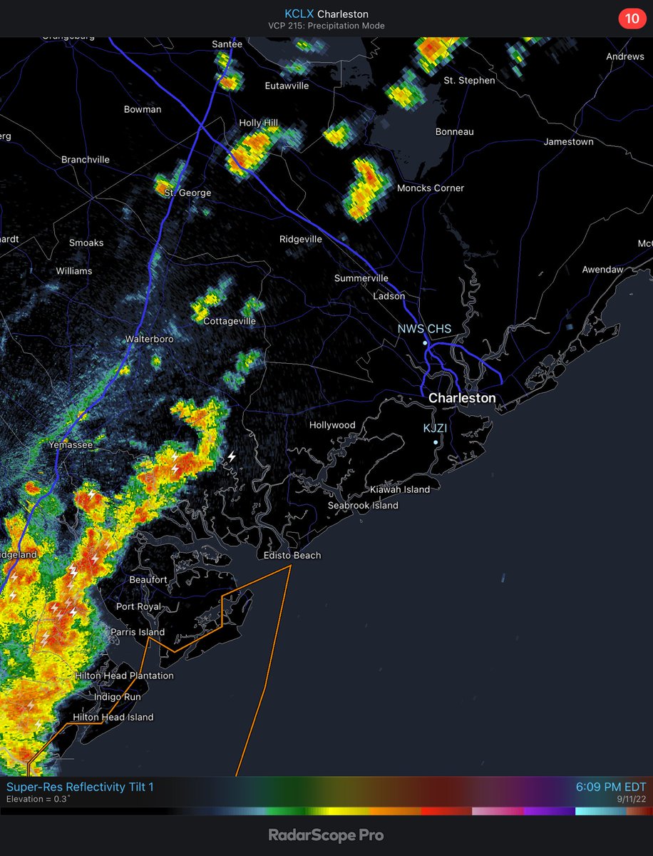 Charleston Weather on Twitter "RT NWSCharlestonSC Beautiful view of